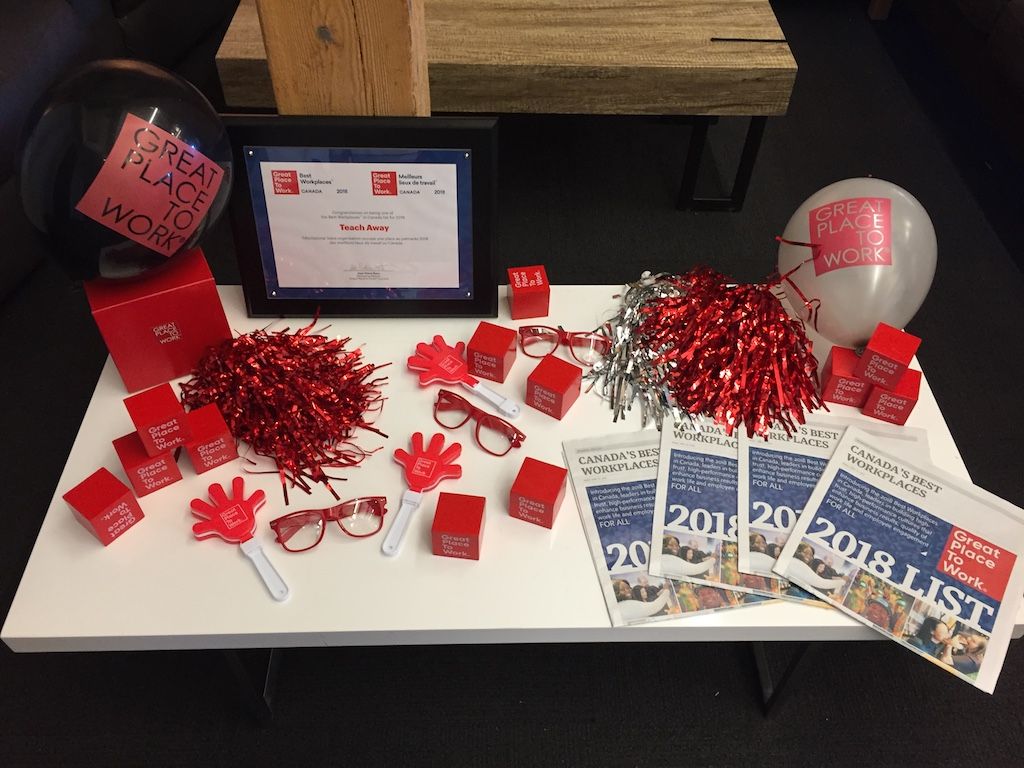 Teach Away certified as a great workplace